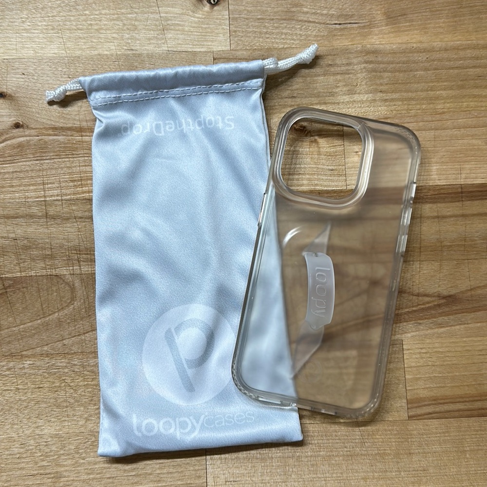 iPhone 14 clear loopy case